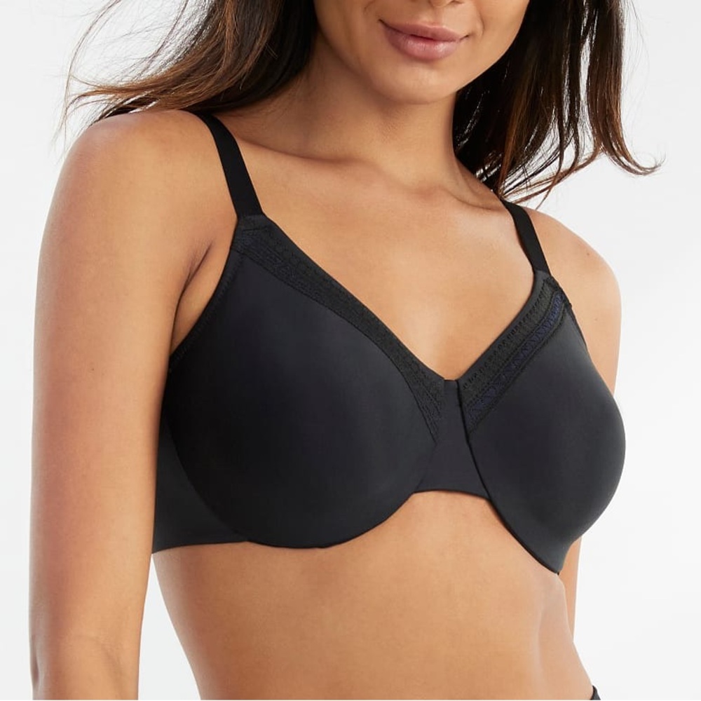WACOAL ULTIMATE COMFORT women’s black underwire 36G bra style 855213 NWT